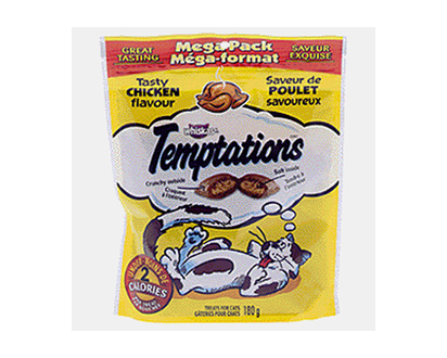 WHISKAS TEMPTATIONS Chicken Cat Treats - 180g