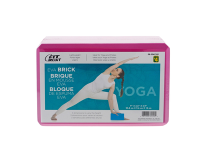 Brique de yoga en mousse Eva (Assorti) - Grand
