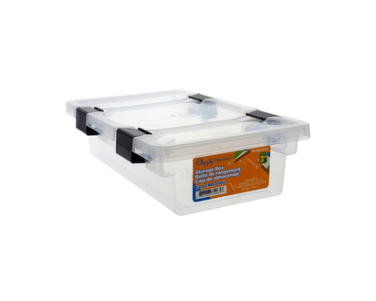 1.2L Clear Storage Box - 27.5 X 16.3 X 6.75CM