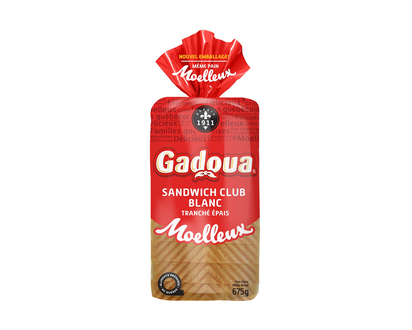 Gadoua pain moelleux tranché blanc - 675g