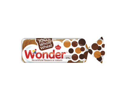 Wonder 100% Whole Wheat Bread - 570g