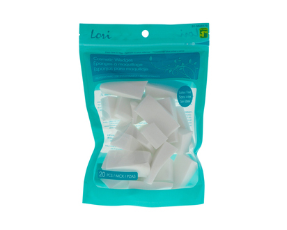 Cosmetic Wedges, 20 Pack - 20ct