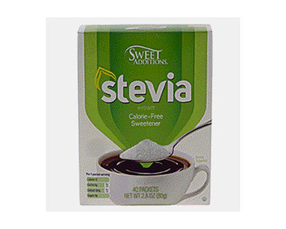 Stevia Calorie-Free Sweetener, 40 Pack - 40ct/80g