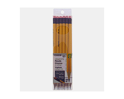 Crayons à mine HB #2, paquet de 12 - 12 mcx