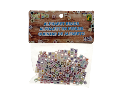 Alphabet Beads, 325pc - 275/325pk