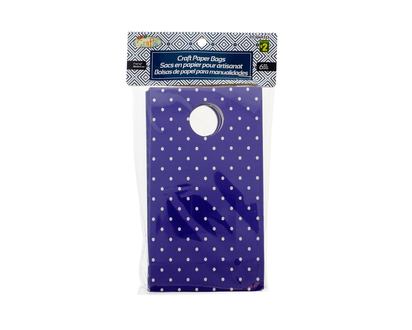 Craft Printed Paper Bags, 6pc - 6pk