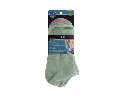 Chaussettes invisibles pr femmes, 3PR - 9-11