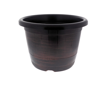 Large Round Plastic Planter - 36cmx25.5cm