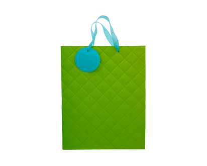 Grand sac cadeau tissé en bambou - 10 1/4pox12 3/4po