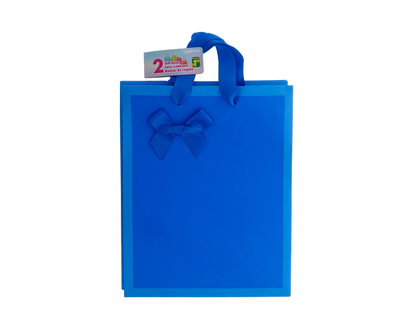 Sacs cadeaux moyens, 2pc - 18cmx10cmx22.7cm