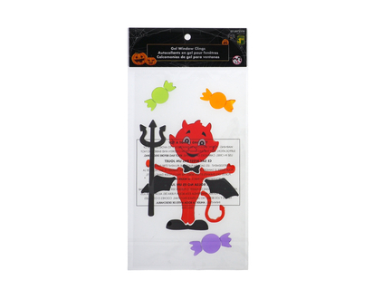 Halloween-Gel Character Window Stickers