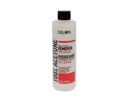 DELON 100% Acetone Nail Polish Remover - 240ml