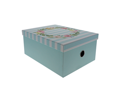 Large Gift Box With Floral pattern - 28.5cmx12.5cmx20.5cm
