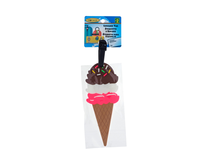Animal And Dessert Shaped Luggage Tag - Assorted