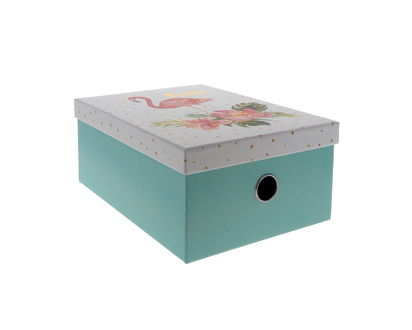 Rectangular Box With Summer print - 21cmx15cmx8cm