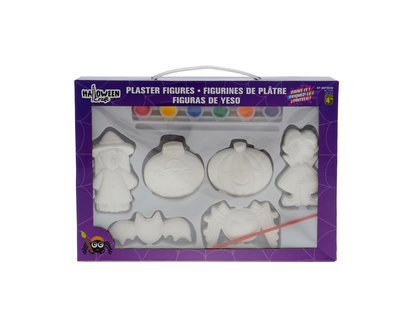 Halloween-Plaster Figures To Paint, 6pc - 6pk