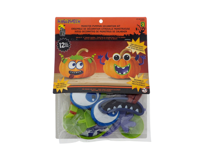 Halloween-Decorate Your Pumpkin Kit - Multi