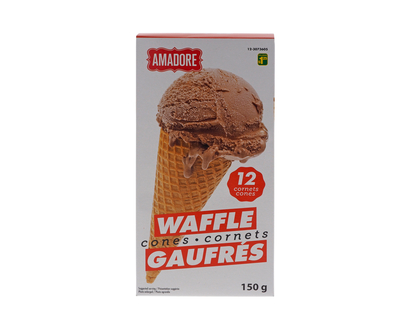 Waffle Cones, 12pc - 150g