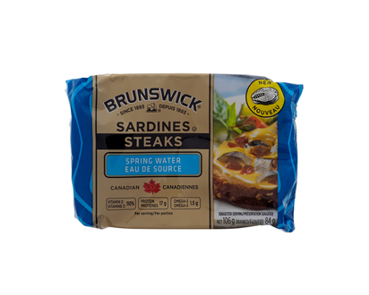 Brunswick - Sardines dans eau de source - 106g