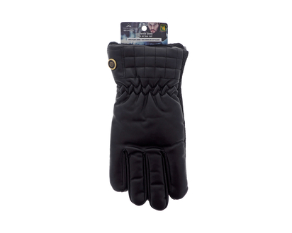 Men'S Pu Leather Gloves, Embellishment - ADULT