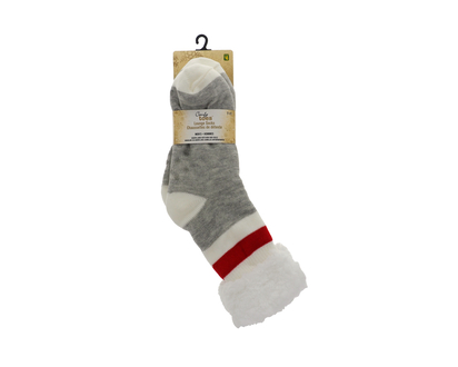 Men's Lounge Socks W/sherpa Lining - ADULT