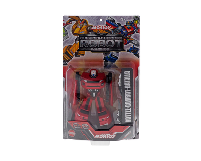 Plastic Warrior Transformer Set - 17X6.5CM