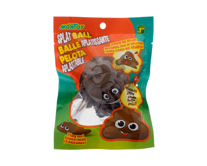 Jelly Poop Splat Ball W/Face - 80G/PC