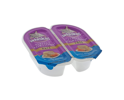 WHISKAS Perfect Portions Salmon - 2 x 37.5g