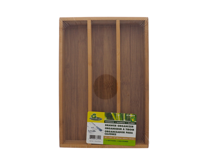 Bamboo Kitchen Utensil Organizer - 19.3cmx28.3cmx4.9cm