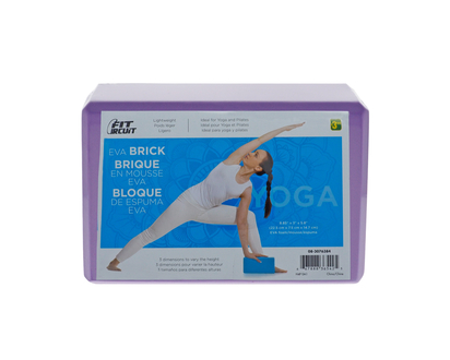 Petite brique de yoga en EVA - 22.5cmx7.5cmx14.7cm