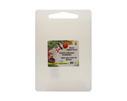 Plastic Cutting Board w/ Cut Out Handle - 26.7X39.4X0.8CM