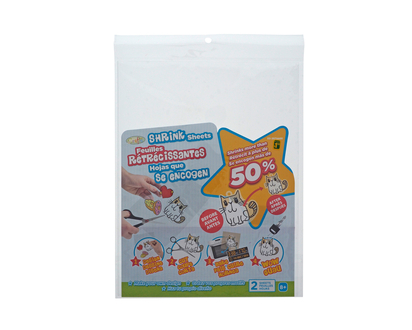 Plastic Shrink Sheets, 2pc - 8-1/2"x11"