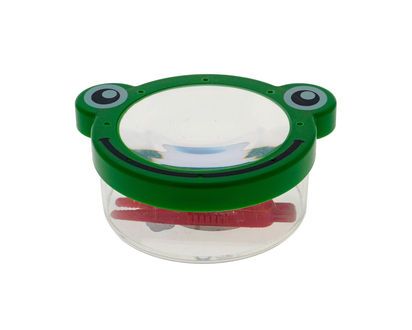 Kids Plastic Bug Box W/Magnifying Top