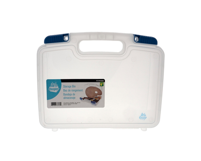 Clear Plastic craft storage - 30.5cmx25cmx9.5cm