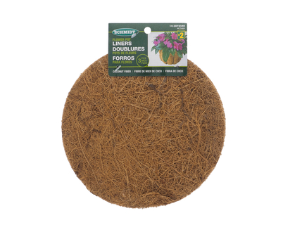 Small Flat Flower Pot Coconut Fiber, 3pc - DIA: 20CM Thickness: 4.6MM