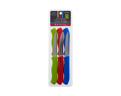 Paring Knife Set, 6 Pack - TOTAL L: 16.2CM