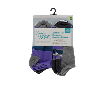 Socquettes pour filles/garçons, 8PC - 2 tailles
