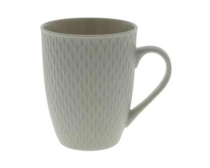 Embossed New Bone Porcelain Mug - 11oz