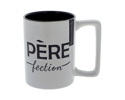 Grande tasse arrondie avec texte person. - 488ml/16.5oz