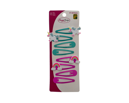Unicorn/Rainbow Snaps, 8pc - 8PK