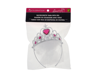 Bachelorette Toy Crown With Veil