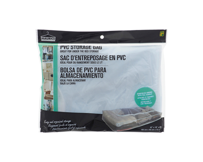 MAURICE Underbed PVC Storage Bag - 42" X 18" X 6"