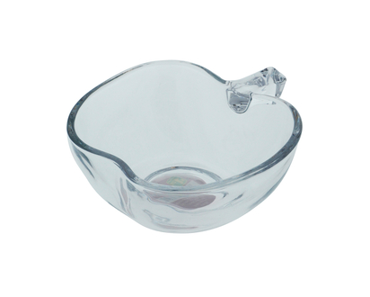Small Apple Shaped Glass Bowl - 172 ML