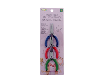 Mini Craft Pliers, 3 Pack - 3pk