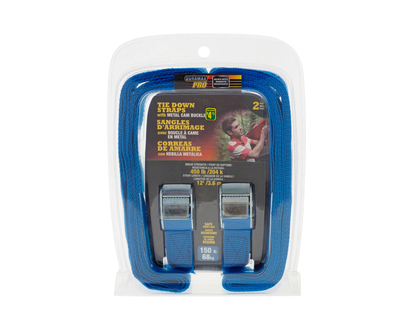 Tiedown Strap with Cambuckle, 2pc - 12ft