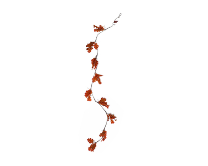 Tksgiving-Berry And Fall Leaves Garland - 175 CM LONG