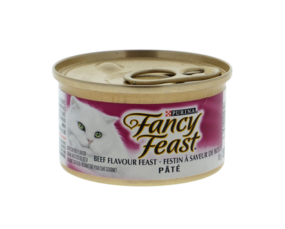 FANCY Feast Cat Food-Beef Paté - 85g