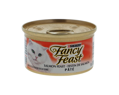 FANCY Feast Cat Food-Salmon Paté - 85g