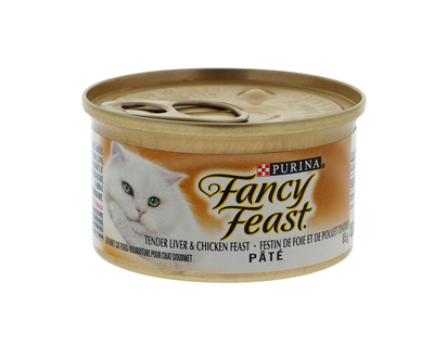 FANCY Feast Cat Food-Liver Chicken Paté - 85g
