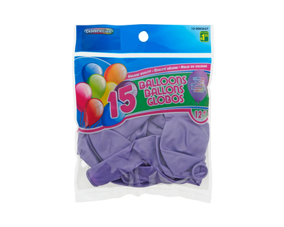 Ballons au fini perlé, 20pc - Pqt 20/12po